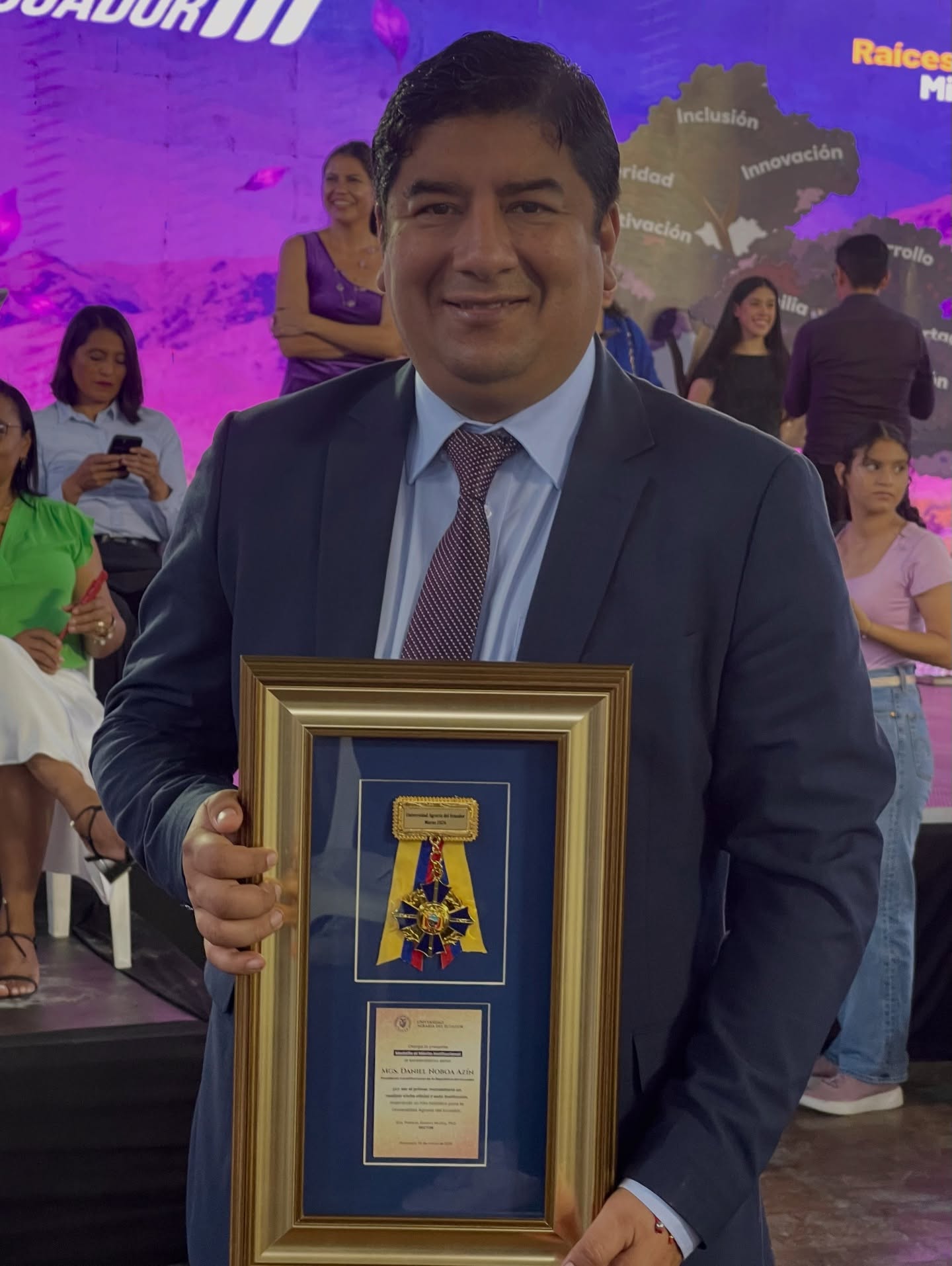 Un reconocimiento que marca historia en la Universidad Agraria del Ecuador.